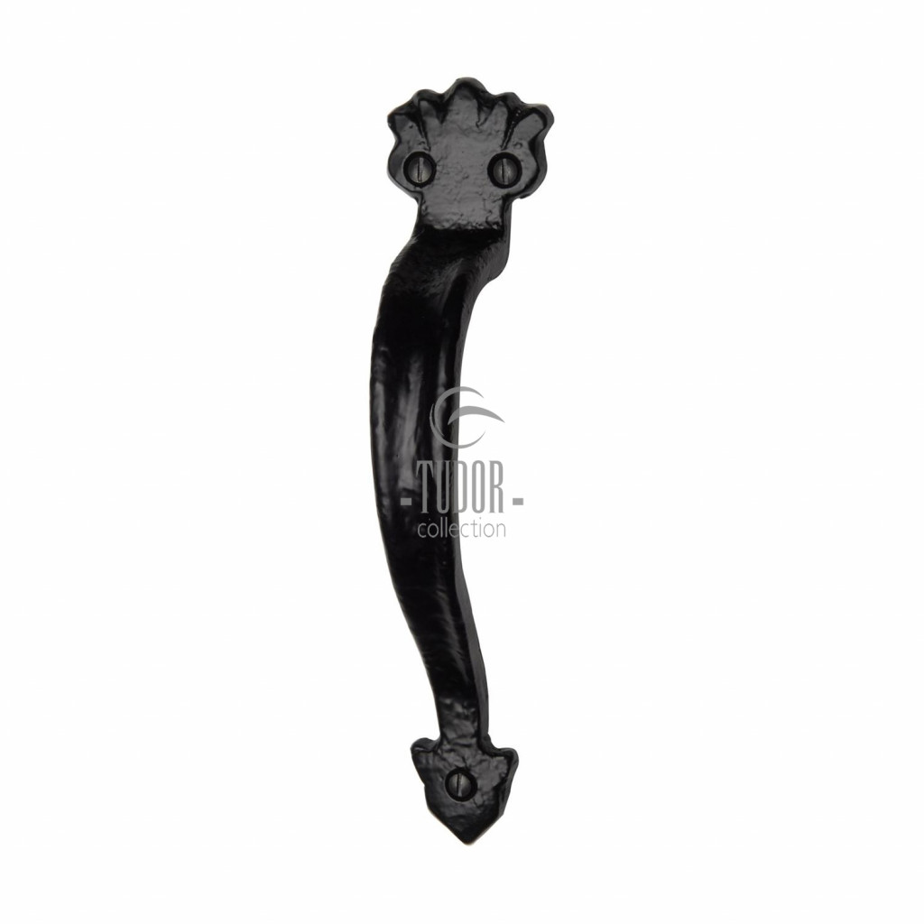 Tudor Rustic Black Face Fixing Pull Handle – 152mm & 204mm lengths available